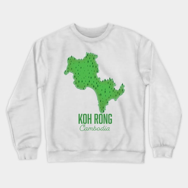 Koh Rong Island, Cambodia Crewneck Sweatshirt by nickemporium1